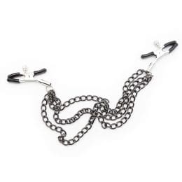 OHMAMA FETISH - NIPPLE Clamps WITH BLACK CHAINS 2